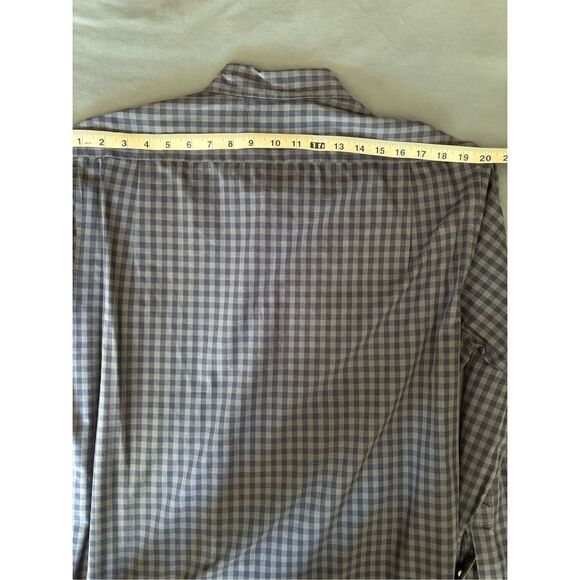 Bonobos Men's Blue Plaid Cotton Collared Long-Sleeves Button-Down Shirt Size XL - Picture 5 of 7